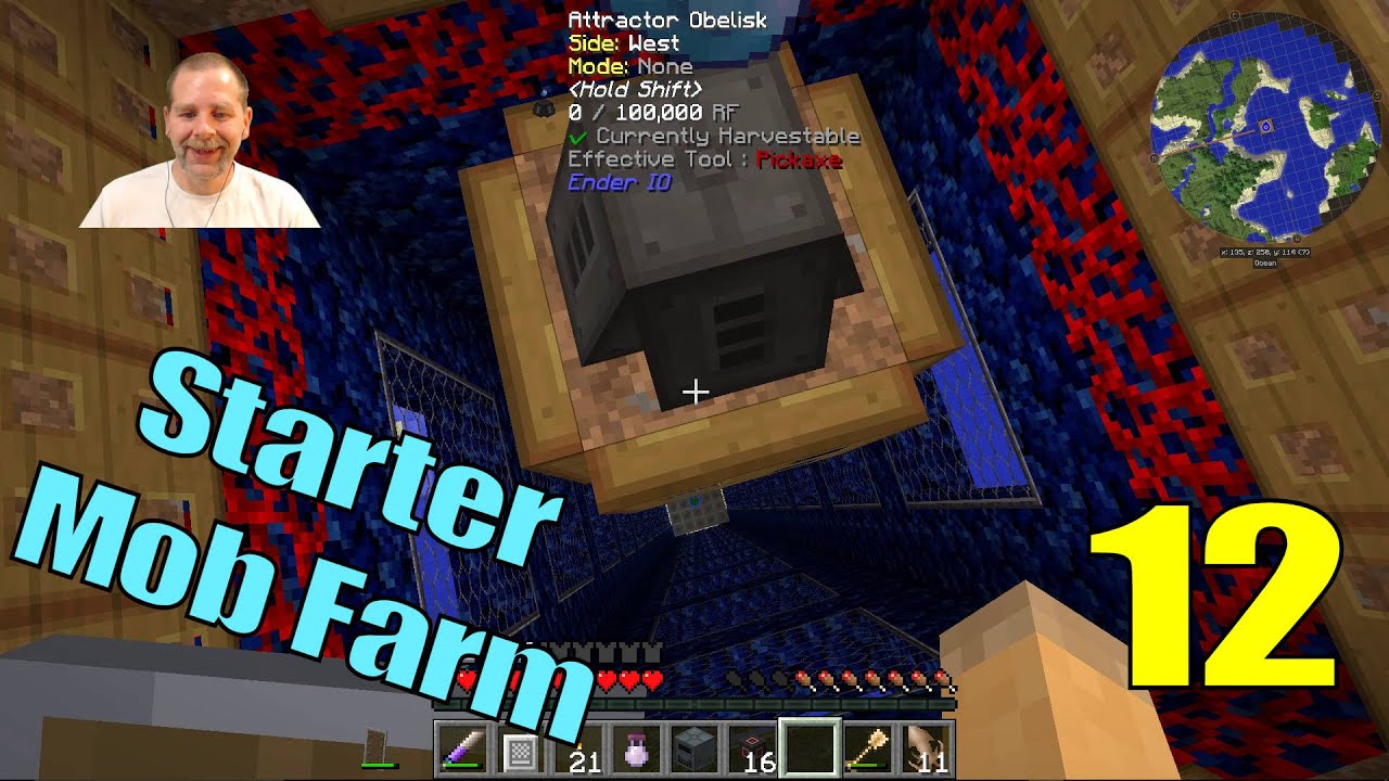Minecraft FTB Unstable 1.10 - S1E12 - Basic Mob Farm - Let's Play - YouTube