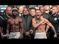 FULL & UNCUT - FLOYD MAYWEATHER VS CONOR MCGREGOR WEIGH IN & FACE OFF VIDEO