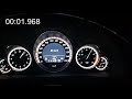 Mercedes E350 CGI Coupé acceleration 0-250km/h