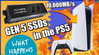What Happens When You Use a Gen5 SSD in a Playstation 5?