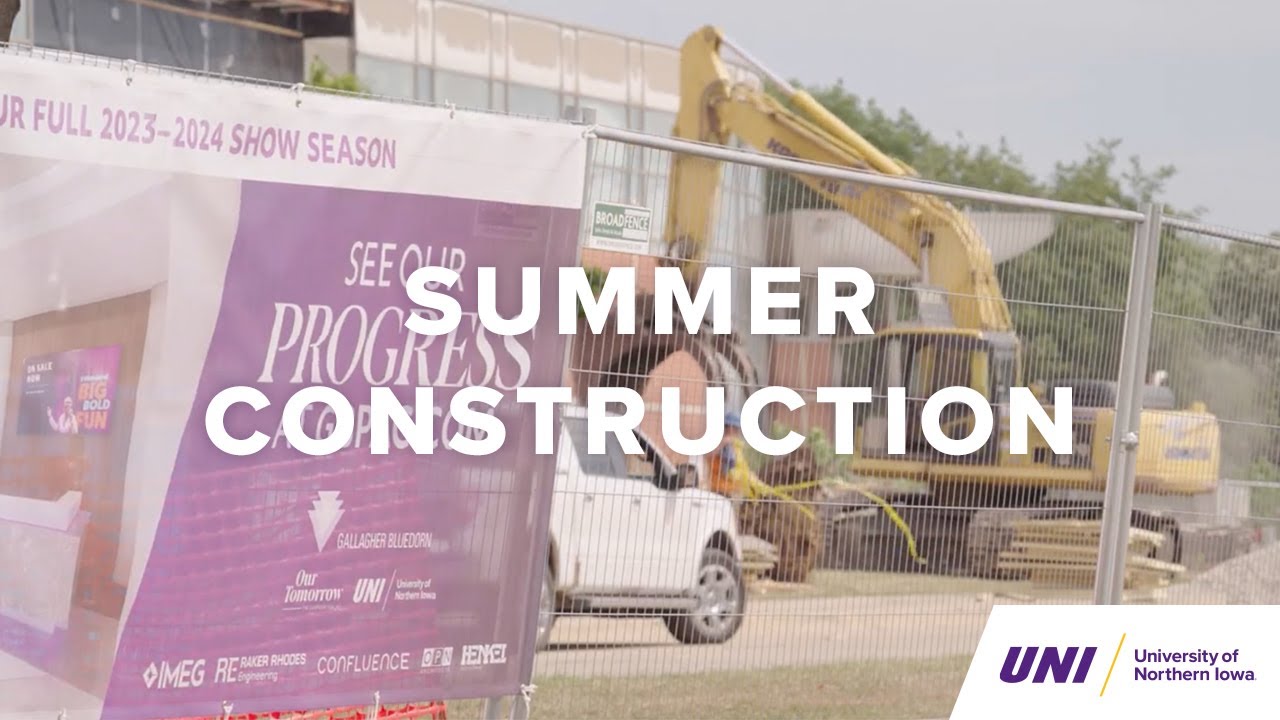 Gallagher Bluedorn Performing Arts Center — Summer Construction YouTube