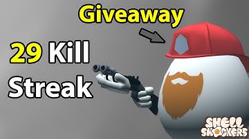 Firefighter Helmet Giveaway + 29 Kill Streak! | Shell Shockers