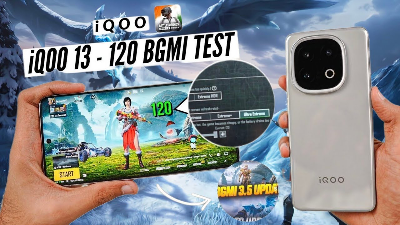 IQOO 13 120 FPS BGMI TEST #iqoo13 #bgmi - YouTube