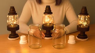 Wow Incredible Idea Using Gl Jars And Plastic Lids Ideas From Trash Diy Home Decor