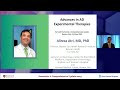 Advances in ad experimental therapeutics  alireza atri md p.