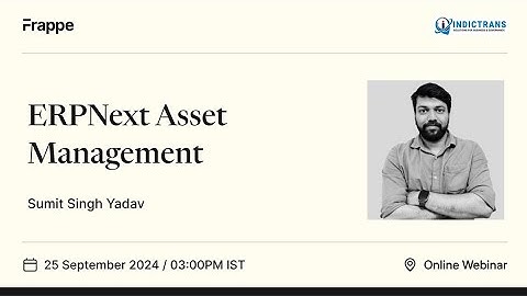ERPNext Asset Management | New Indictrans