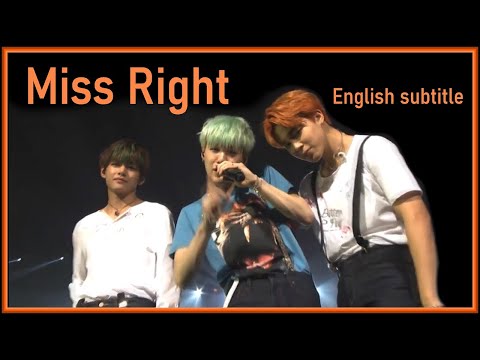 BTS - Miss Right @The Most Beautiful Moment in Life On Stage Tour 2015 (stage mix)[ENG SUB][Full HD]