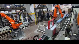 Automatic Polymer Pipe Sorting and Packaging System by Konex Makina