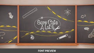 Sure Cuts A Lot 5 - Font Preview screenshot 3