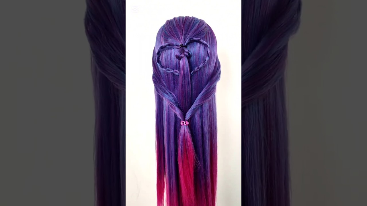 lovely hairstyle for party time ☀️. 