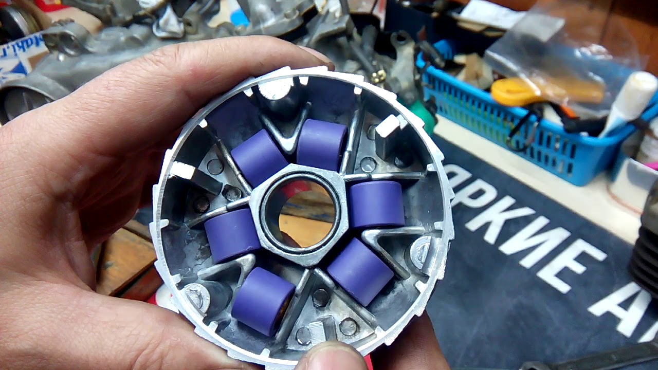 Сборка двигателя Хонда дио . - YouTube