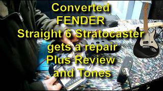 Fender Stratocaster Mexican 2008 Repair, A look under the hood , overview and tone examples