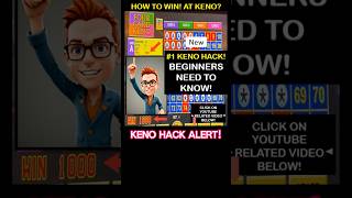 #1 KENO HACK! How to Win! at Keno! #shorts