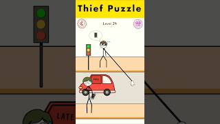 Thief Puzzle Gameplay Level-24 #gaming #gameplay #games #mobilegame #shorts