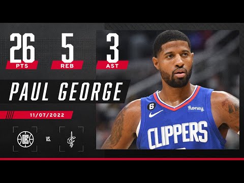 Paul george's clutch 26 pts lift clippers over cavs