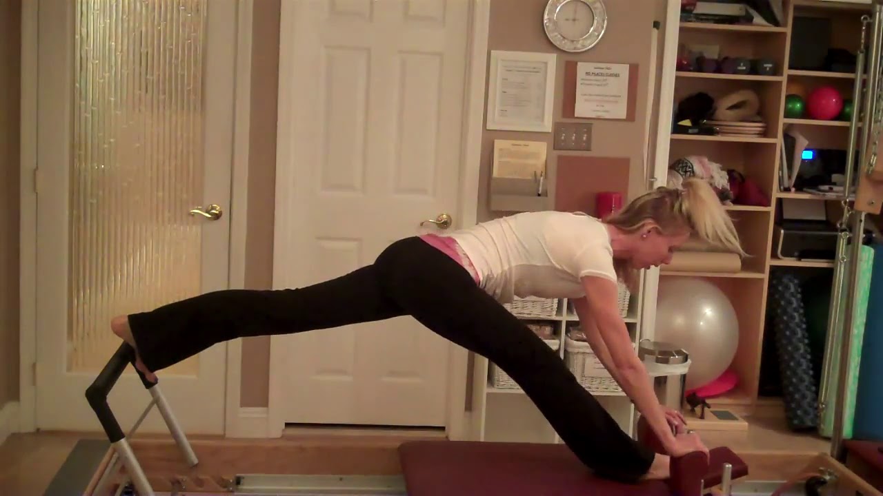 Pilates Reformer:  Russian Splits