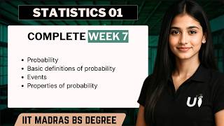 Complete Statistics 01  Week 7 + Question Practice | IIT Madras BS Degree