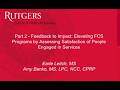 Elevating FCS Programs by Assessing Satisfaction of People Engaged in Services P.2