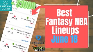 Best NBA Lineups June 18