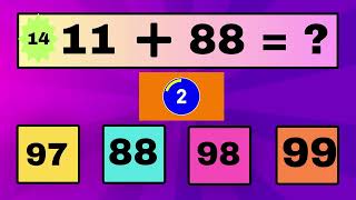 2-DIGIT ADDITION WITHOUT REGROUPING QUIZ