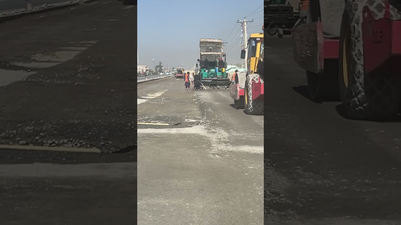 Base course preparation in bitumen road construction