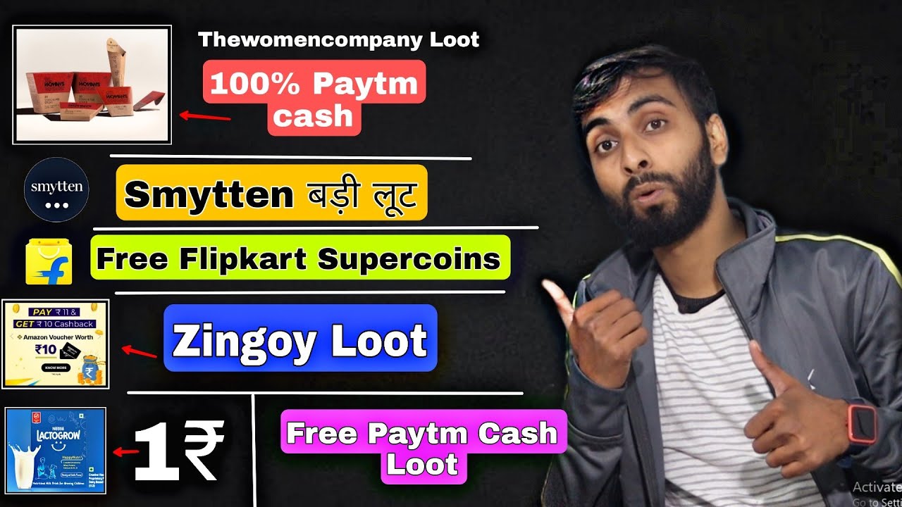 Thewomencompany Free Loot, Smytten Big Loot,Free Supercoins, Lybrate, Zingoy Loot, Free Paytm Cash