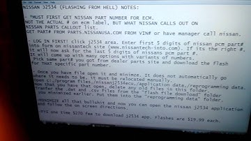 Nissan j2534 reprogramming tips