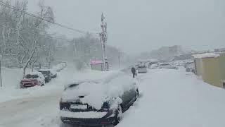 Весенний снег во Владивостоке! 12 марта 2023