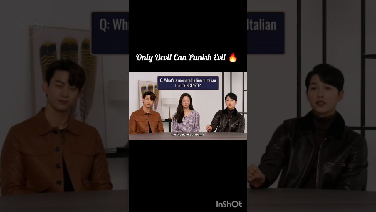 Vincenzo/Only Devil Can Punish Evil 🔥 
