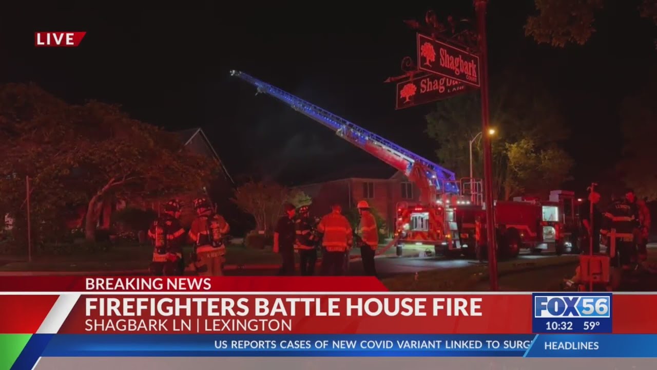 2 displaced after house fire on Shagbark Lane - YouTube