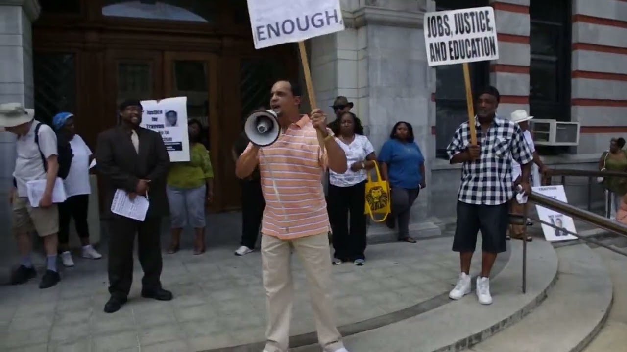 Trayvon Martin Supporters Rally at the Dutchess County Courthouse