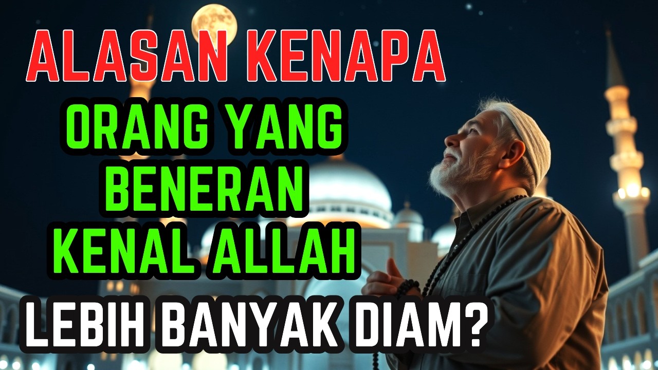 Alasan Kenapa Orang yang Benar-benar Mengenal Allah Justru Lebih Banyak Diam?