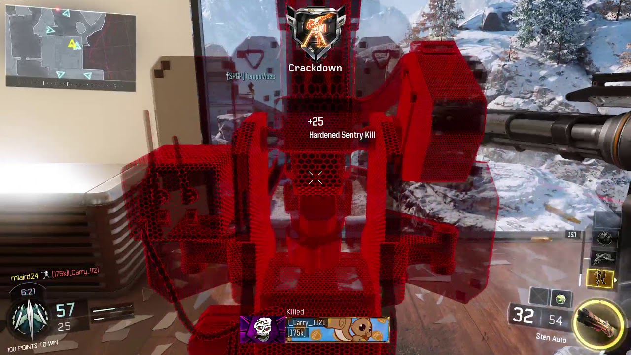 60 Kill TDM Black Ops 3 Sten Gameplay