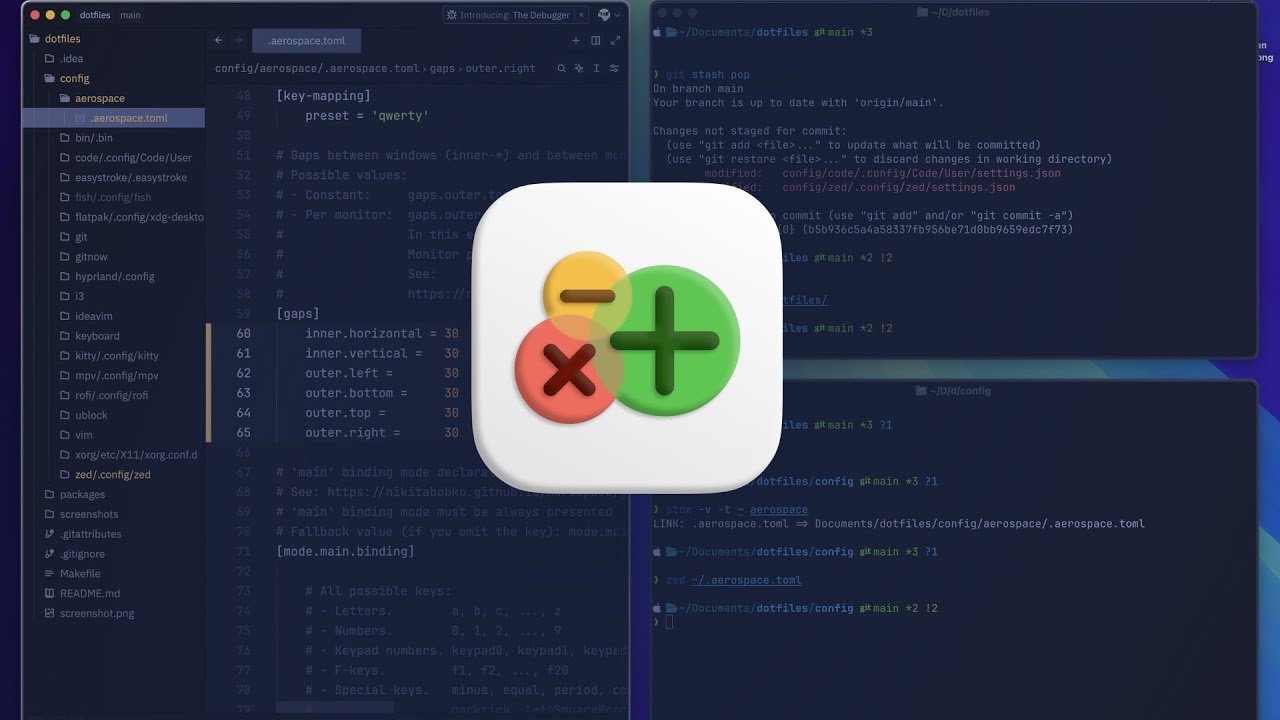 Aerospace, un gestionnaire de fenêtre qui m'a réconcilie avec MacOS