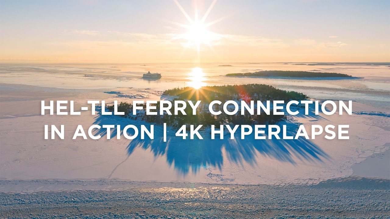 HEL - TLL Ferry Hyperlapse | Helsinki Winter 4K