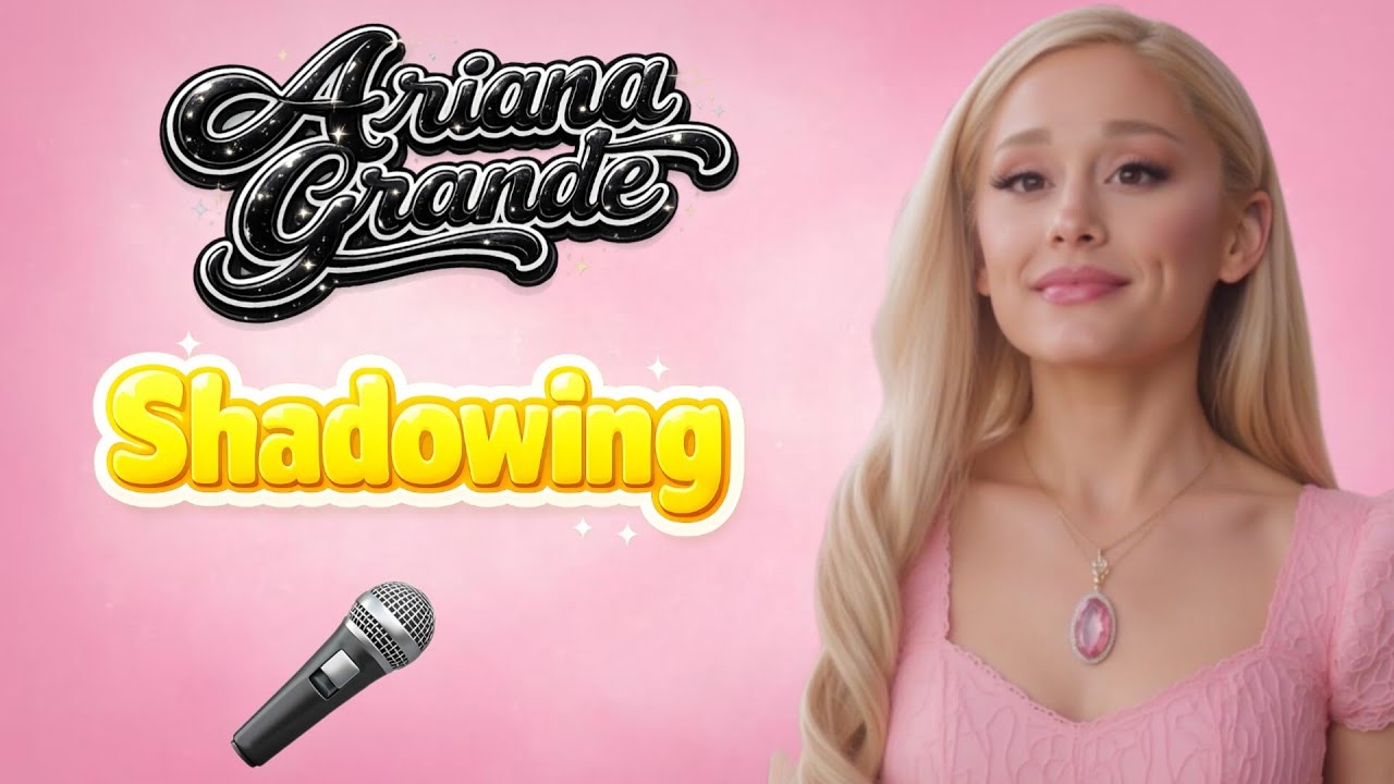Larn Real English with Ariana Grande | Shadowing Practice + Vocabulary