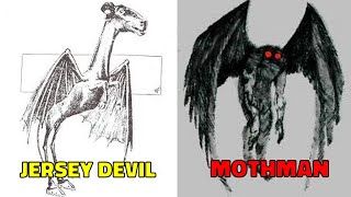 difference between MOTHMAN & JERSEY DEVIL | AMERICAN URBAN LEGENDS