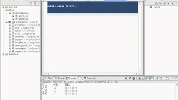 Java 的二維陣列 -- JavaArray2.avi