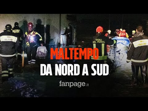 Maltempo sull’Italia, frane
