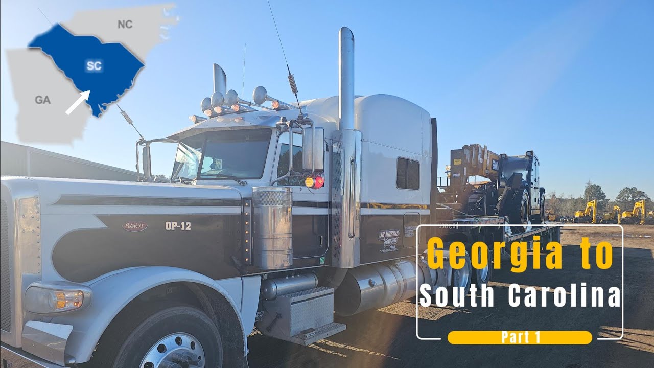 Delivering Sany Telehandler Claxton, GA to Charleston, SC Part One