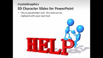 CrystalGraphics 3D Character Slides for PowerPoint-Help