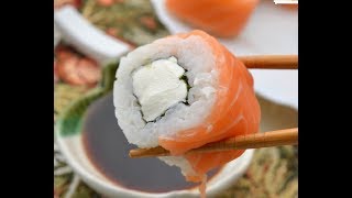Суши-роллы моего приготовления. Японская домашняя кухня Суши-роллы моего приготовления. Японская домашняя кухня