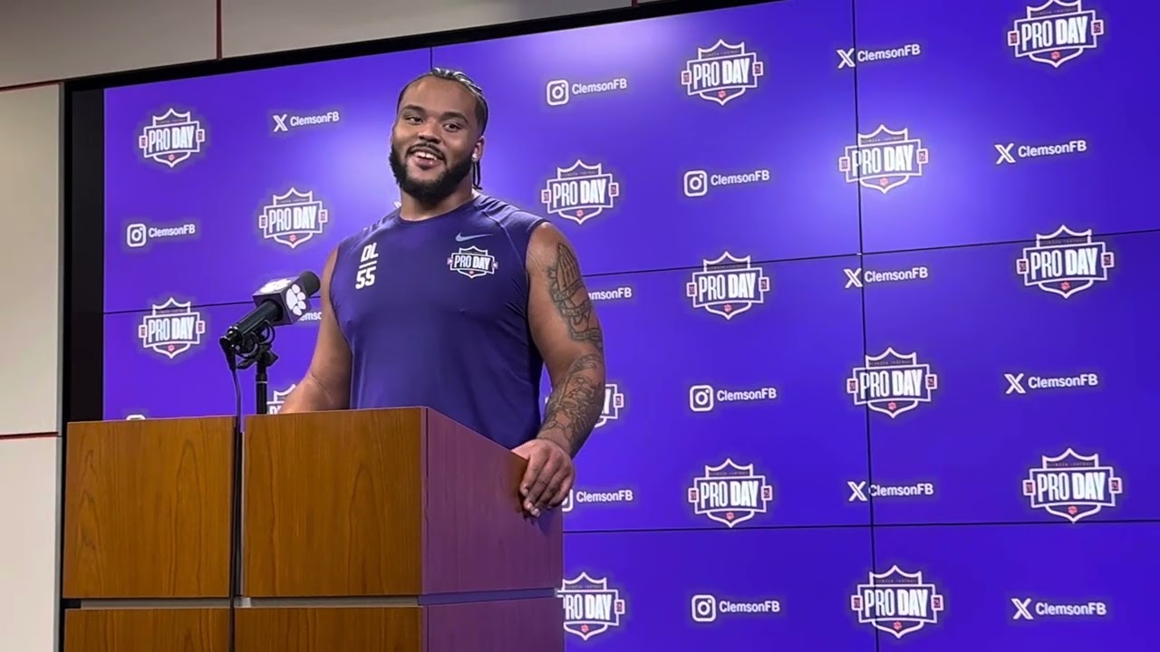 Former Clemson DT Payton Page talks about his Pro Day experience