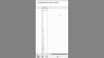 EXCEL JOB INTERVIEW Question | wRITE SEQUENCE I ROMAN |#exceltutorial #excel #tipsandtricks