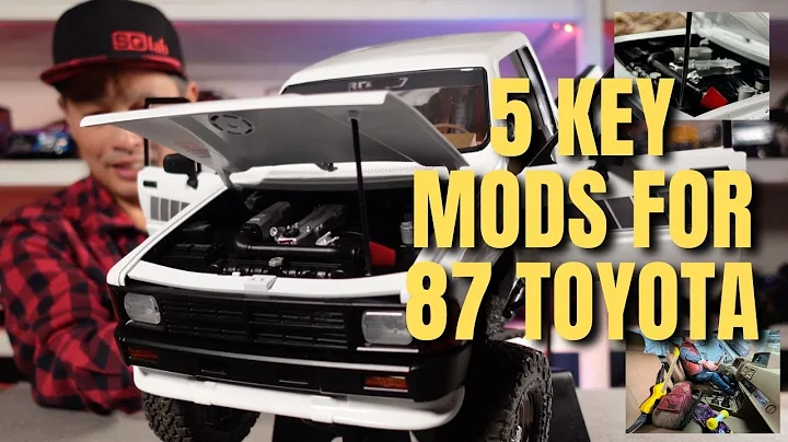 RC4WD 1987 Toyota RTR RC Trail Crawler - Box stock then 5 key upgrades for rock crawling performance