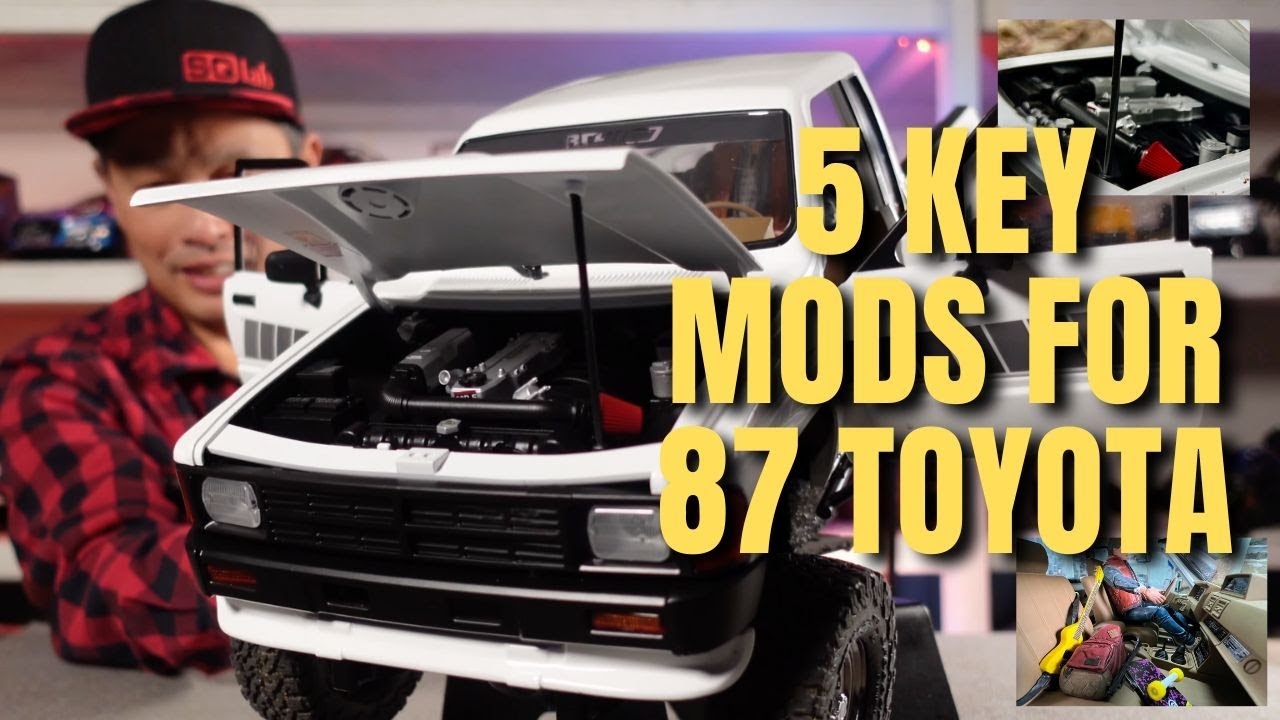 RC4WD 1987 Toyota RTR RC Trail Crawler - Box stock then 5 key upgrades ...