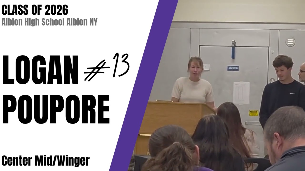 Logan Poupore Albion NY Class of 2026