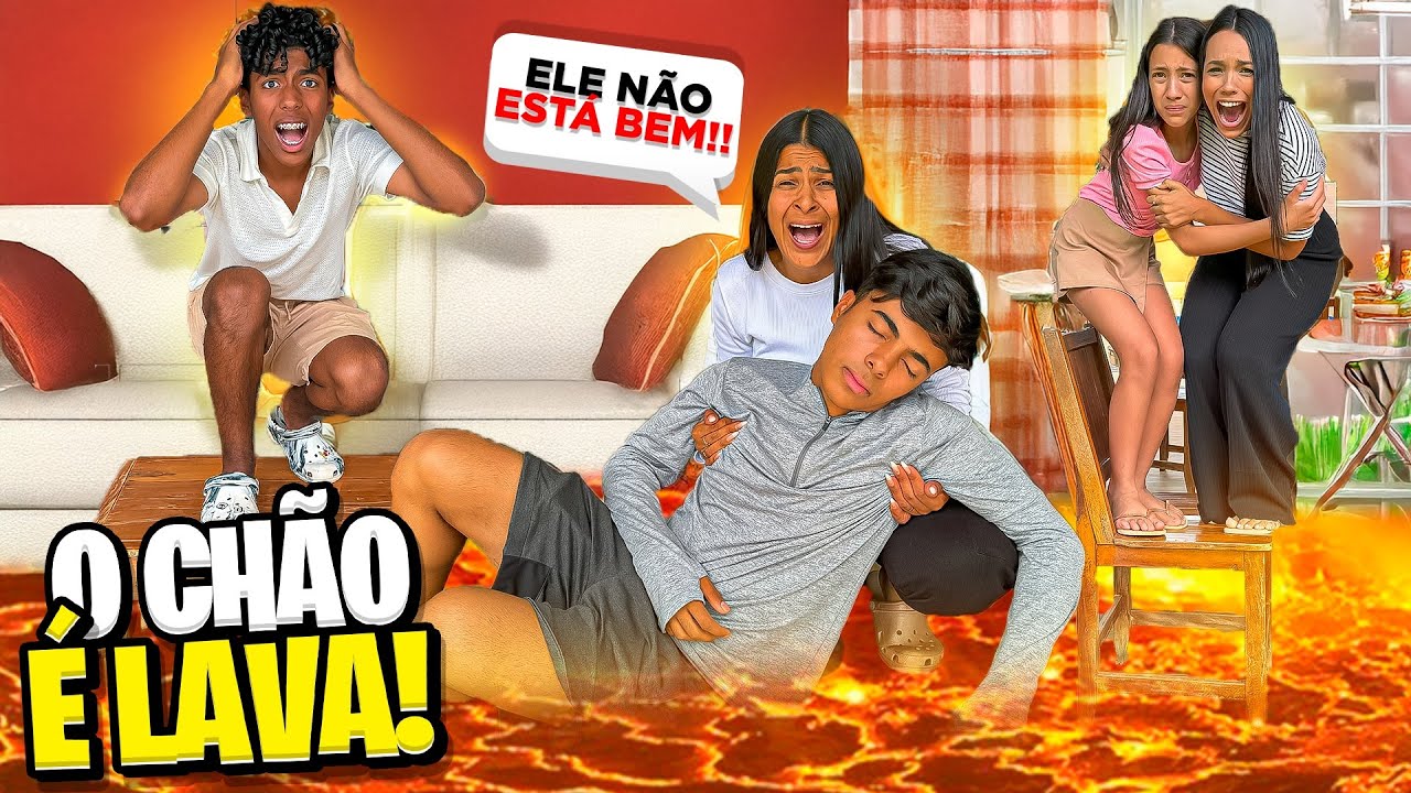 ERA PARA SER SÓ UM DESAFIO CHÃO É LAVA MAS O PIOR ACONTECEU COM O ESTEVÃO…