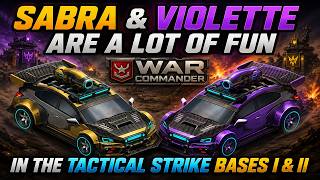 War Commander: Sabra & Violette are FUN in the Tactical Strike Bases!