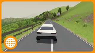 Nearly 4 hours of autodriving in slowroads.io - chill background ambience